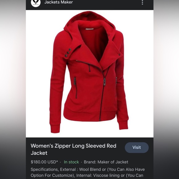 Brand new with tag Diagonal Zipper Jacket - Picture 7 of 9